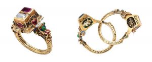 Anillo puzzle o gimmel en oro