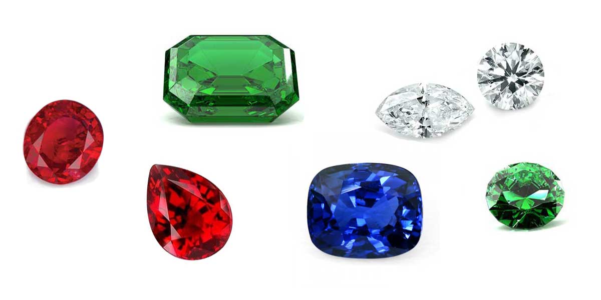Tipos de piedras preciosas en joyas
